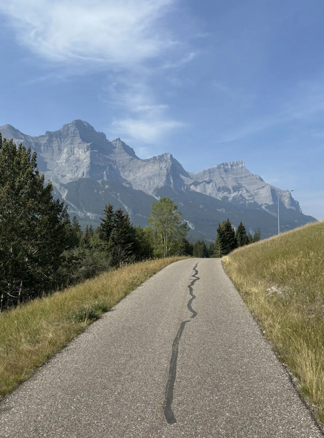 Bow Valley の広い山景色