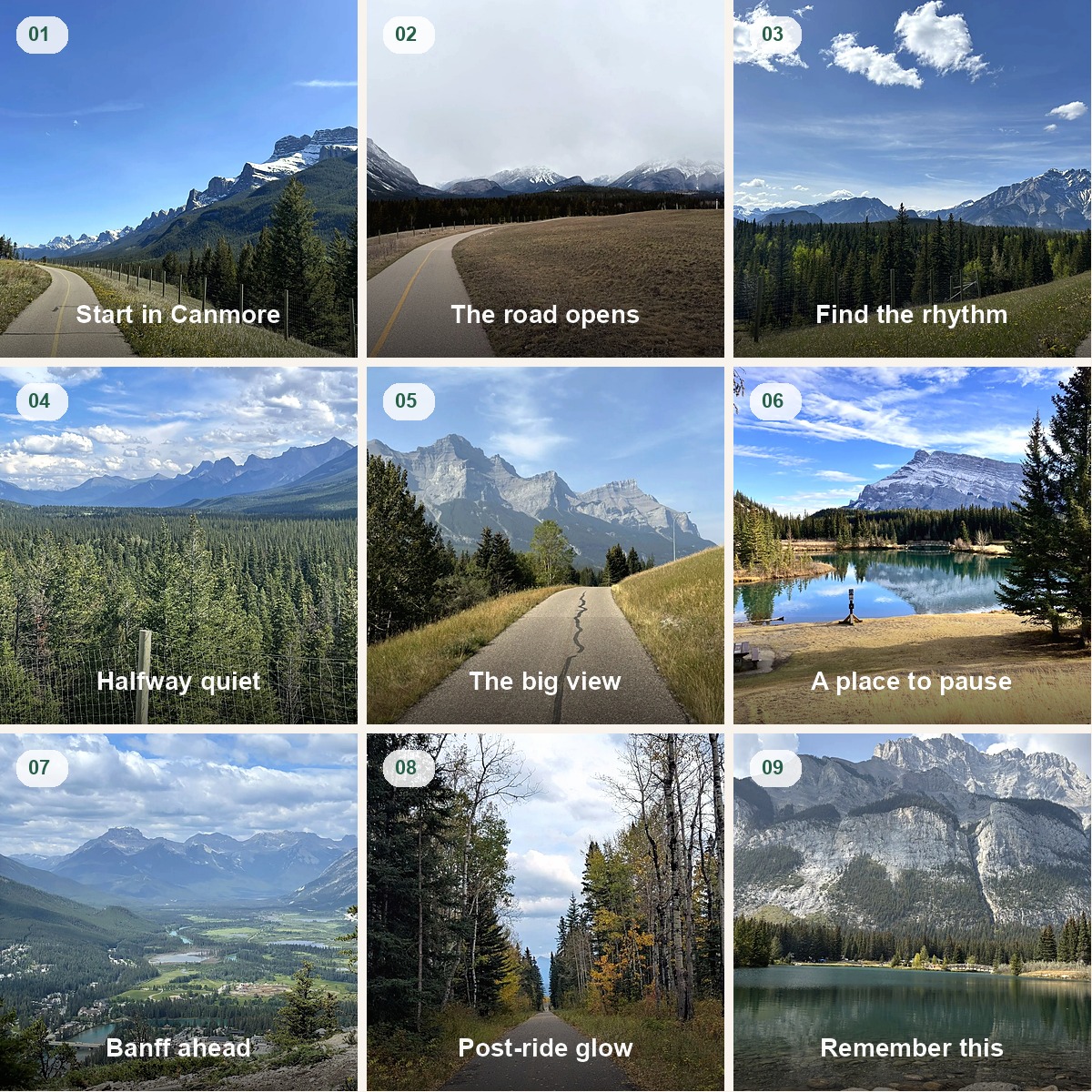 3×3 story grid